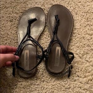 Steve Madden Black Sandals
